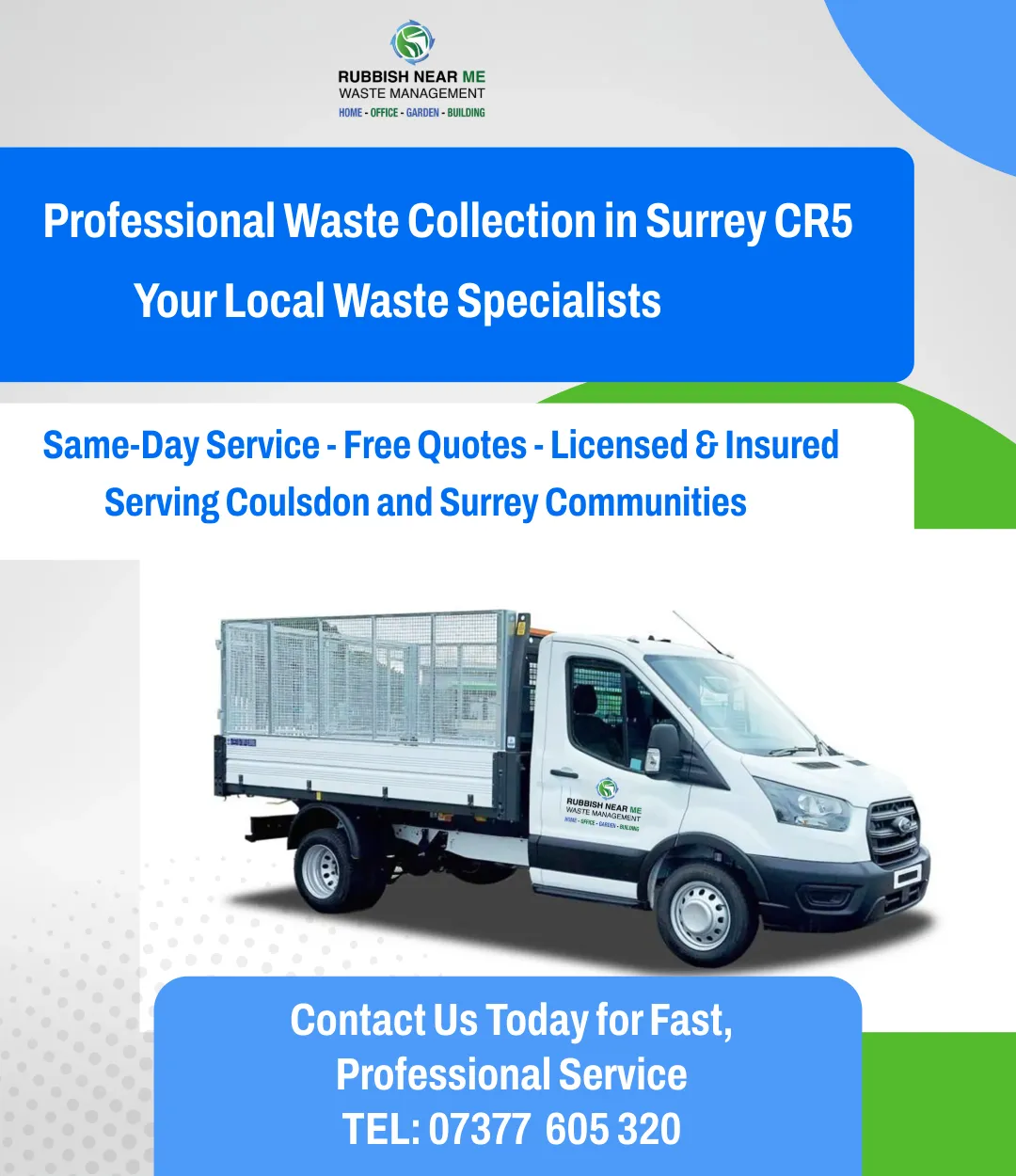 Rubbish Near Me collection vehicle