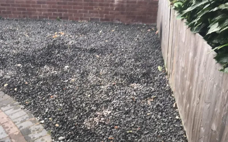 Same location after clearance